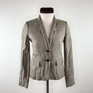J. Crew Schoolboy Beige Herringbone Jacket  |  Wom